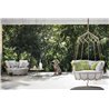 Gravity outdoor sofa in steel