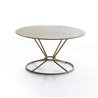 Gravity coffee table with aluminium or laminate top