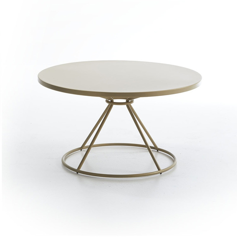 Gravity round coffee table with aluminium or laminate top - ROB-9886/9886H