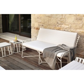 Hamptons graphic aluminium sofa - ROB-9734