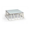 Hamptons graphic outdoor coffee table with HPL top 3 measures