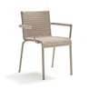 Key west stackable armchair whit woven