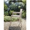 Key west stackable armchair whit woven