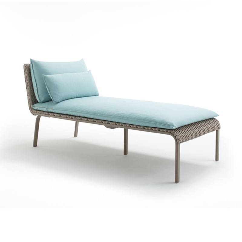 Sun Lounger aluminium with woven Key west - Sun Loungers - ISA Project