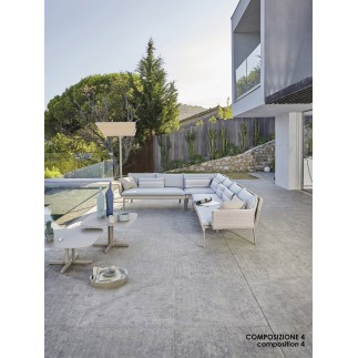 Key west aluminium modular sofa with woven - ROB-4285/4286/4287/4288/4289/4290