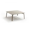 Key west outdoor coffee table with aluminium top