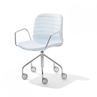 Chair with Wheels - Liù | Arredo Design Online | ISA Project