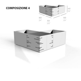 Modular planter with decoration - Potter | IsaProject