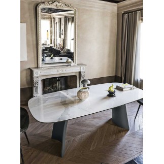 Table with glass top - Moonlight | Midj