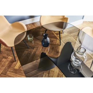 Table with glass top - Moonlight | Midj