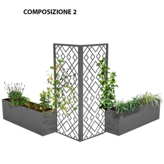 Modular planter with sunblind - Frangi Potter | IsaProject