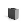 Rectangular or square planter in steel - Cubo