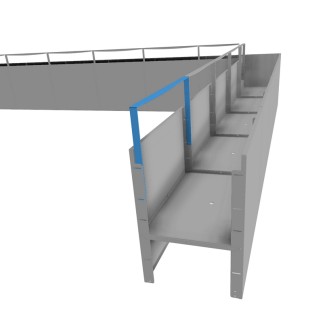 Fioriera con corrimano - Cubo - Fioriere e Vasi - ISA Project