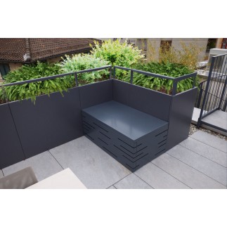 Planter with handrail - Cubo - Pots and Planters - ISA Project