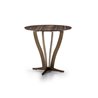 Richard round coffee table in metal and marble