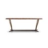 Richard high or low console in metal and marble