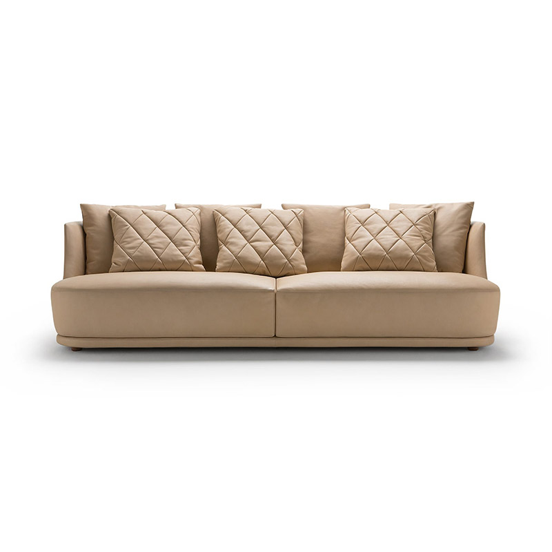 2-Seater sofa in fabric or leather - Audrey | IsaProject