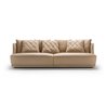 Audrey sofa in fabric or leather