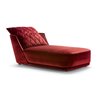 Grace chaise lounge in fabric or leather