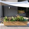 Modular planter in steel for railing - Dav