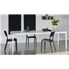 Extendable glass or ceramic table - More