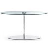 Round table with glass top Ø100 - Infinity