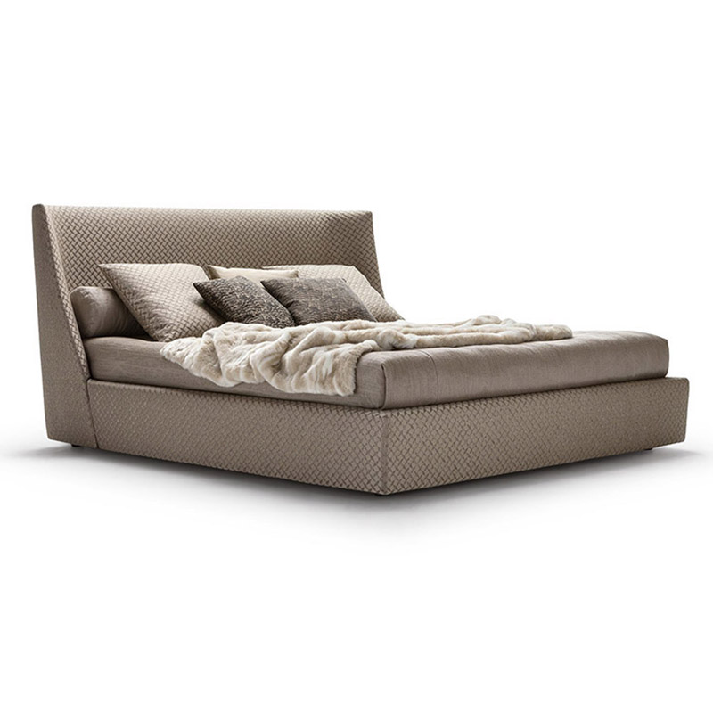 Double Bed in fabric or leather - Vivien | IsaProject