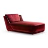 Chaise lounge in tessuto o pelle - Vivien