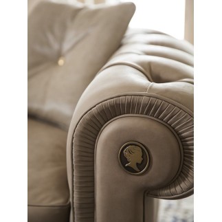 Armchair in fabric or leather - Alfred - ISA Project