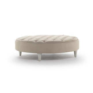 Pouf in tessuto o pelle - Belmondo | IsaProject