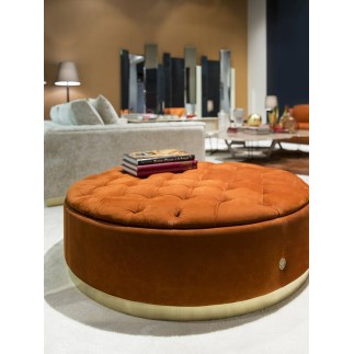 Ottoman in fabric or leather - Tracy | IsaProject