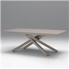 Extendable table with glass top - Pechino