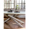 Extendable table with glass top - Pechino