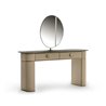 Penelope dressing table covered in leather with mirror