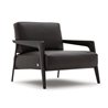 Cecile armchair in fabric or leather