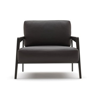 Armchair in fabric or leather - Cecile | IsaProject