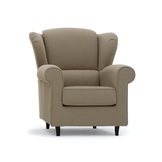 Consuelo armchair in removable fabric - ALB-1CSXP