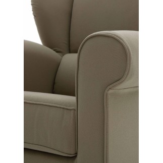 Consuelo armchair in removable fabric - ALB-1CSXP