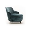 Jammin armchair in fabric or leather