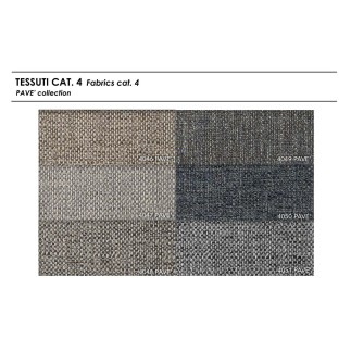 Poltrona girevole di Design in tessuto o pelle - Jammin | IsaProject