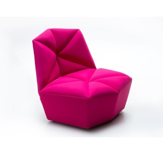 Design Armchair in fabric or leather - Gossip | IsaProject