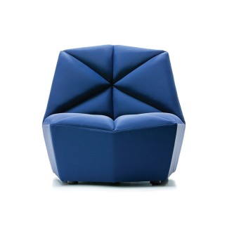 Design Armchair in fabric or leather - Gossip | IsaProject