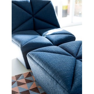 Design Armchair in fabric or leather - Gossip | IsaProject