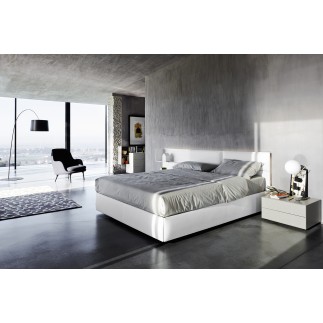 Bed system with padded headboard - Ecletto - ISA Project