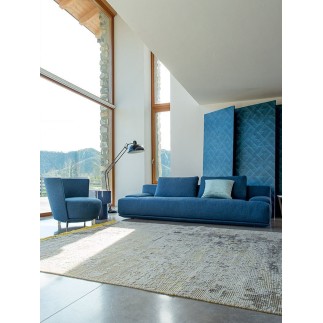 Bruce sofa in fabric or leather - ALB-1BRU130-2BRU130