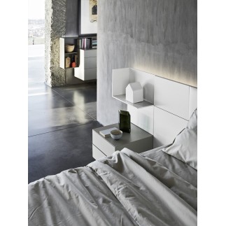 Bedside table Sangiacomo with 2 drawers - Ecletto