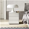 Bedside table with 3 drawers - Ecletto