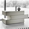 Chest of Drawers with 3 asymmetrics drawers - Ecletto