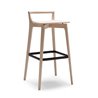 Beech wood stool - Metro