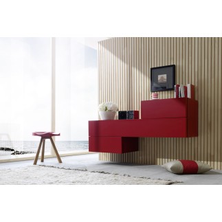 Valeo suspended chest of drawers - Modular wall units - ISA Project